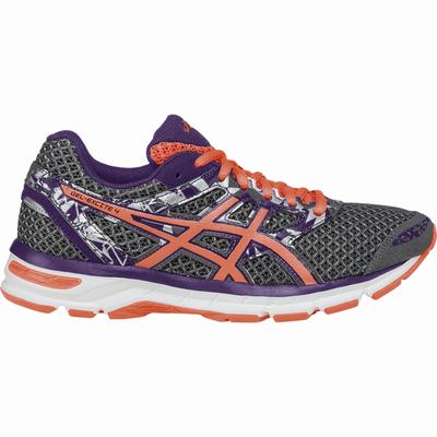 Asics Gel-Excite 4 - Naisten Juoksukengät - TummanHarmaat/Koralli